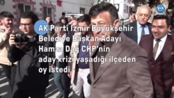 AK Partili Hamza Dağ CHP’nin aday krizi yaşadığı Karaburun’da oy istedi