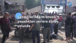 Gazzeliler 7 Ekim öncesi yaşadıkları yerlere dönüş yolunda