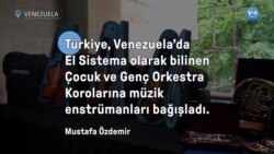 Türkiye’den Venezuela’ya müzik enstrümanı bağışı