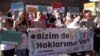 İzmir’de “Bizim de haklarımız var” başlığıyla bir farkındalık etkinliği düzenlendi.